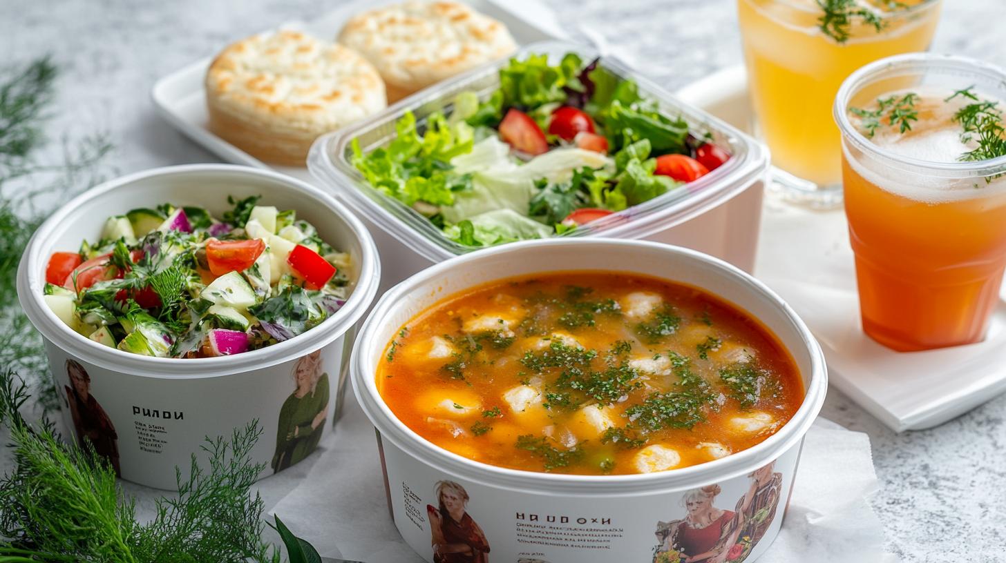 Нормированное рацион блюд в рабочей столовой для вахтовиков на завтрак, обед и ужин