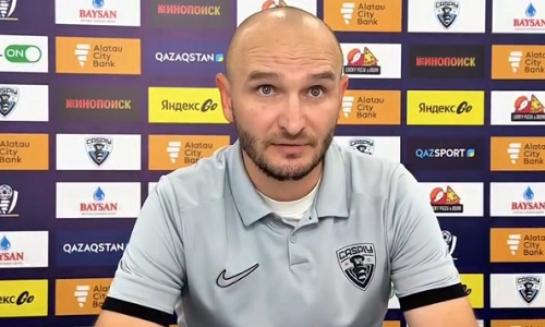 «Каспий» проиграл «Актобе» 1:2: тренер объясняет причины поражения